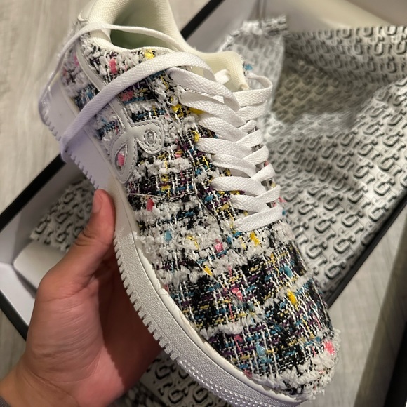 John Geiger Tweed Shoes Size 7 - Picture 2 of 3